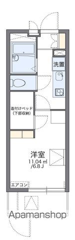 【レオパレスウィステリアⅠの間取り】