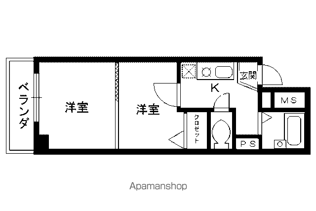 アルティスタ三条の間取り写真