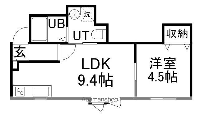J’S COURT 東札幌の間取り写真