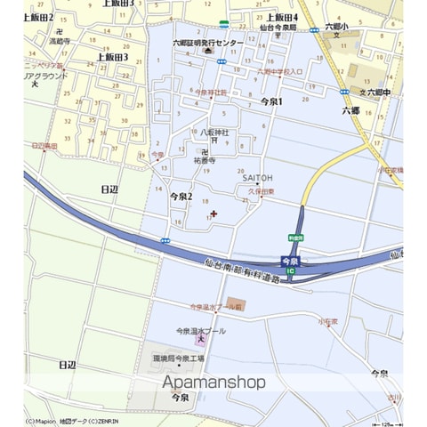 仙台市地下鉄東西線 荒井駅 徒歩62分 1階建 築15年の周辺写真