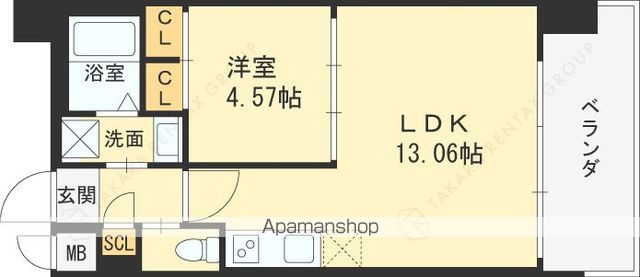 プレジオ玉造の間取り写真