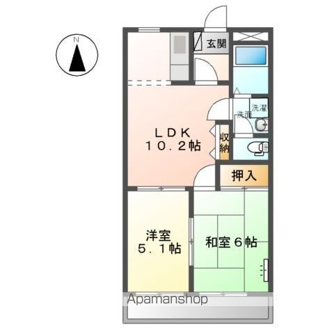ファインヴィーブル参番館の間取り写真