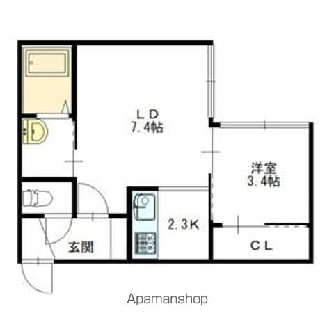 ESTOR MARUYAMAの間取り写真