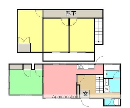 竹原町貸家１８４５[4DK/108m2]の間取図