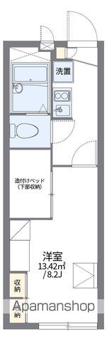 レオパレス城興ケ丘の間取り写真
