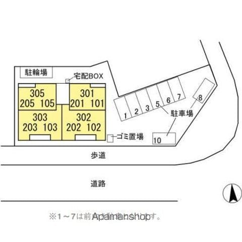 レジデンスおおたかの森 105 ｜ 千葉県流山市おおたかの森東３丁目15-5（賃貸アパート1LDK・1階・45.69㎡） その24