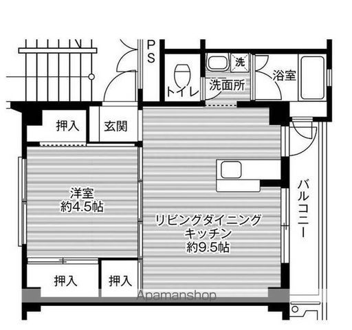 ビレッジハウス時津2号棟の間取り写真