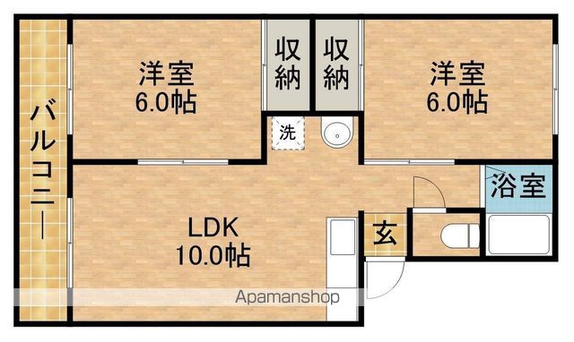 立石マンションの間取り写真