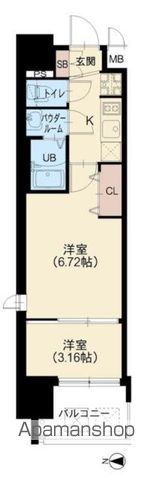 AELL OSAKA EASTの間取り写真
