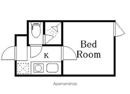 Ｄｅｃｏｒ　Ｂｌｏｃｃｏ　Ｏｙａｍａ　Ｄｕｅ[1K/15.64m2]の間取図