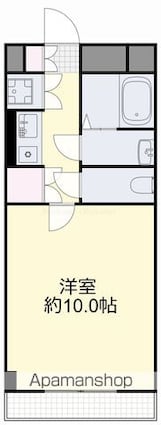 シティガーデンオオヤマ[1K/30m2]の間取図