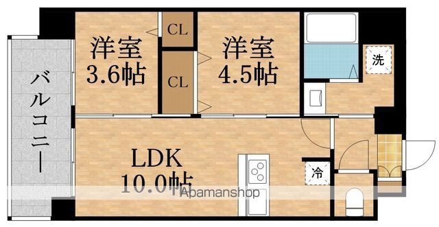 PRESSANCE東三国ENBUREISUの間取り写真