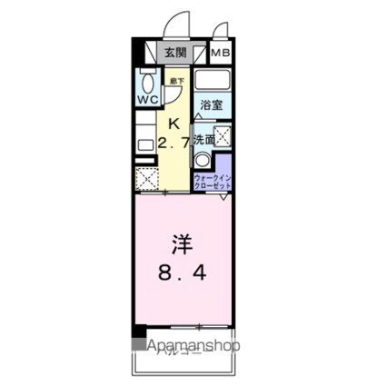 サンリット　牧志[1K/28.73m2]の間取図