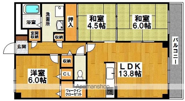 グリーンヒルズ宮苑の間取り写真