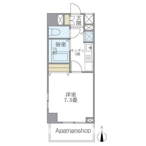 ベルレージュ亀戸の間取り