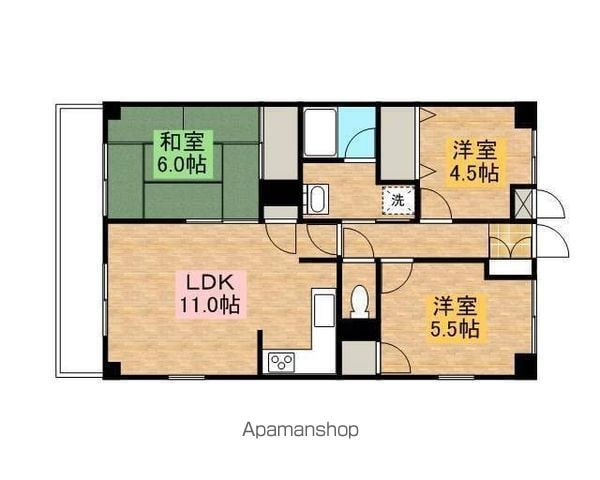 Iマンションの間取り写真