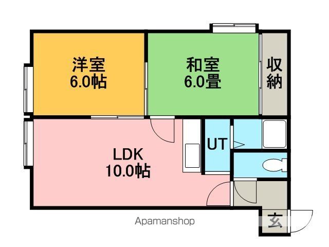 石狩市 2階建 築31年の間取り写真