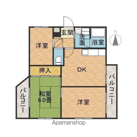 コンプリーションIの間取り写真