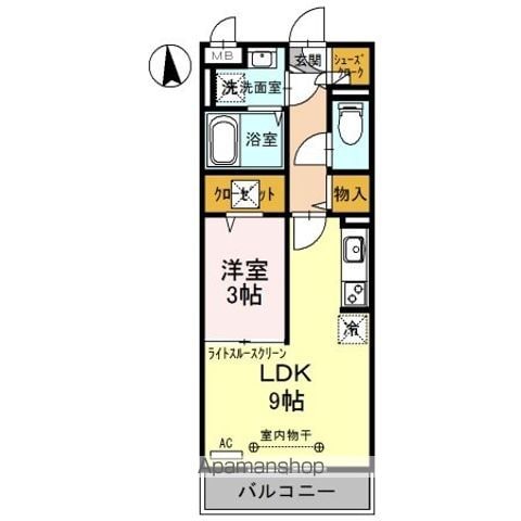メルヴェーユの間取り写真