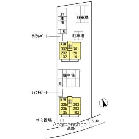 ビエント　Ａ棟 301 ｜ 福岡県久留米市合川町1182-1（賃貸アパート2LDK・3階・48.31㎡） その30