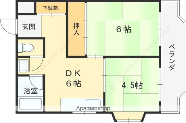 シャンボール淀川の間取り写真
