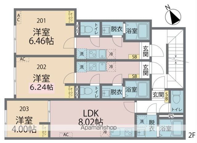 【カインドネス新船橋の間取り】