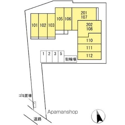 グラナーデ高井戸東[2LDK/62.54m2]の配置図
