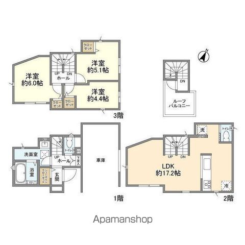 ＫＯＬＥＴ四ツ木１４の間取り