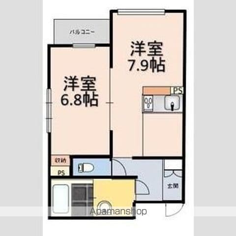 GLICINA南巽VIENTの間取り写真