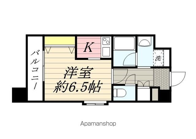 【福岡市博多区上呉服町のマンションの間取り】