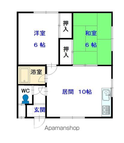 はりまマンションの間取り写真