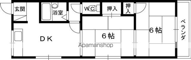 山口マンションの間取り写真