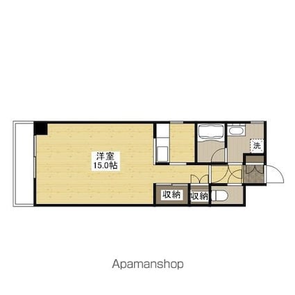 グランメール[1R/39.03m2]の間取図