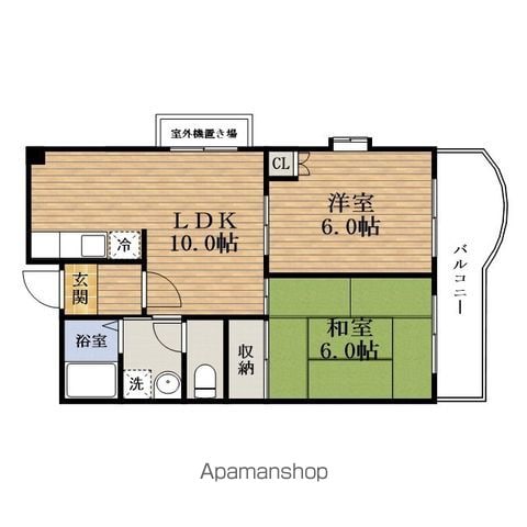 エスポワール住之江公園の間取り写真