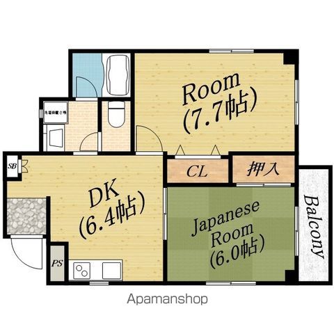 土居マンションの間取り写真