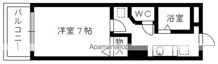 グレイス吹上[1K/23.49m2]の間取図