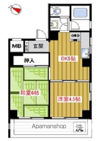 【豊島区南大塚のマンションの間取り】