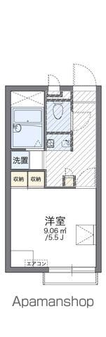 レオパレスエレガンスオキノミヤの間取り写真