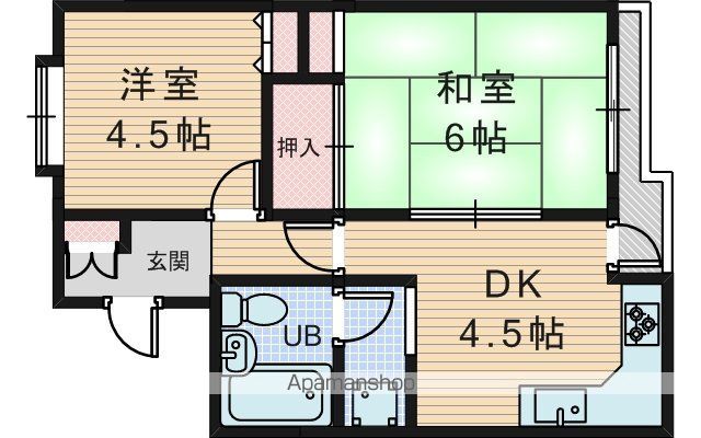 ライオンズマンション豊中第2の間取り写真