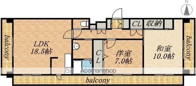 三和マンションの間取り写真