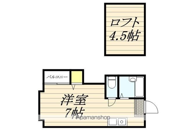 【アーカス渡辺通南の間取り】