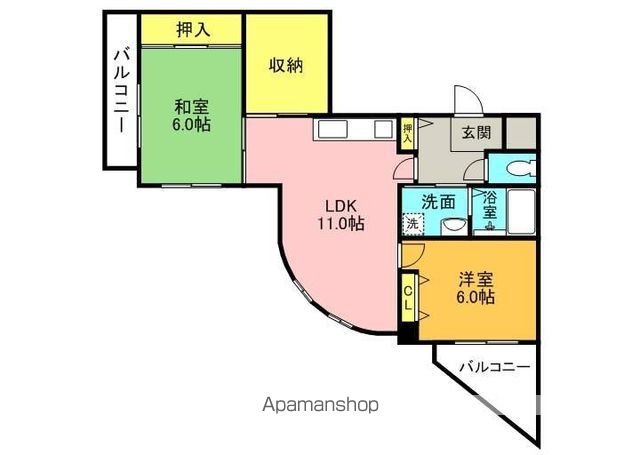 メゾン向陽の間取り写真