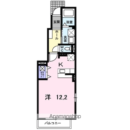 サニーヴィラ[1R/32.9m2]の間取図