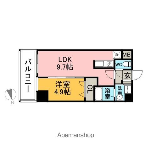 アトラスアルファーノ箱崎の間取り