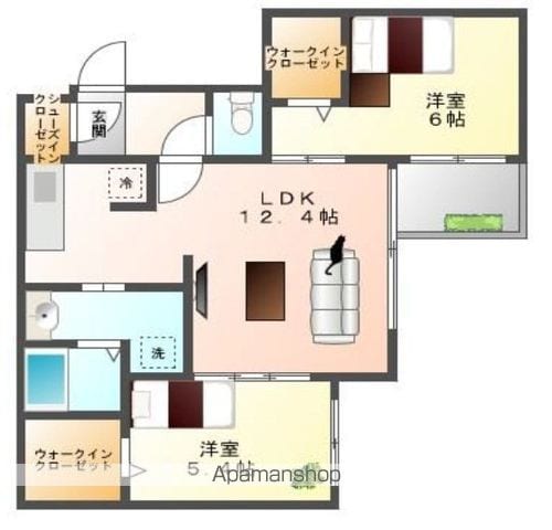 ノーチェ円山の間取り写真