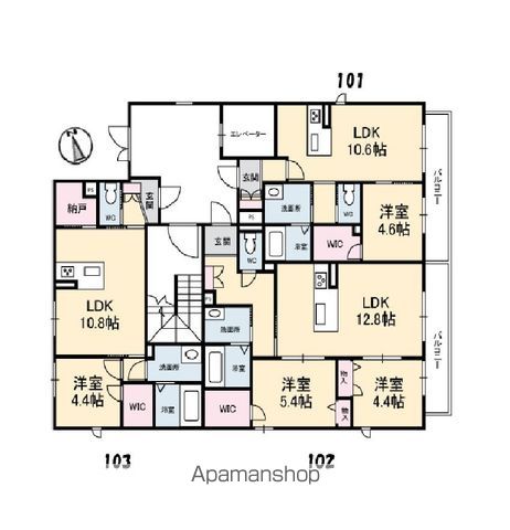 ＲＥＧＩＯ二番町の間取り