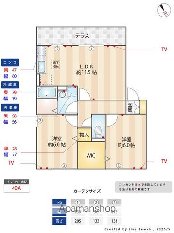 クレストコートABの内装写真