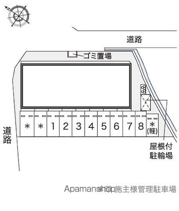 レオネクストシャムロック[1LDK/46.94m2]の配置図
