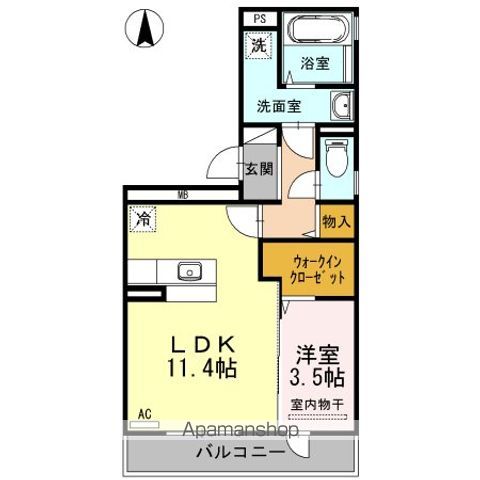 リヴェールKの間取り写真