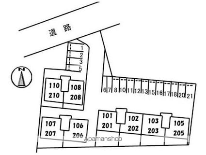 屋島フレグランス[3K/50.69m2]の配置図
